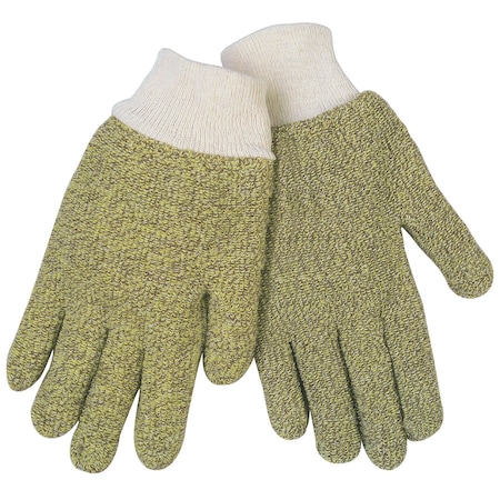 Mcr Safety Gloves, Reg Kevlar/Cotton Terry M, 12PK 9430KMM